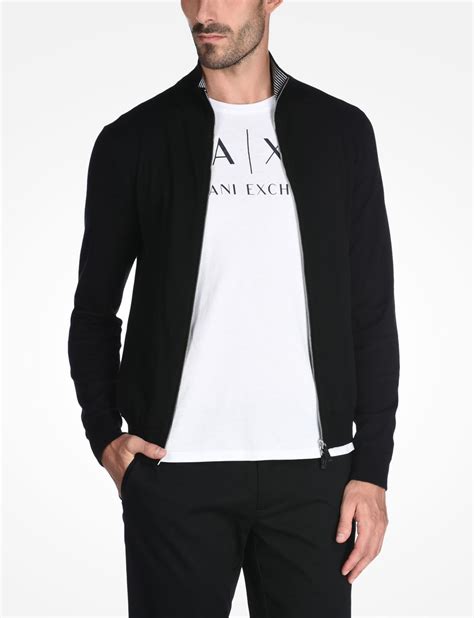 armani exchange zipper.